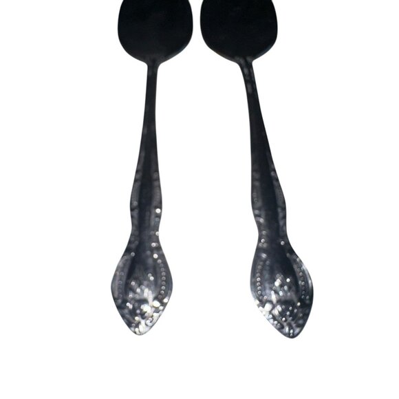 Vintage Stainless Charleston Classic Tablespoons Lot Of 2 Washington Forge Korea - Picture 2 of 6